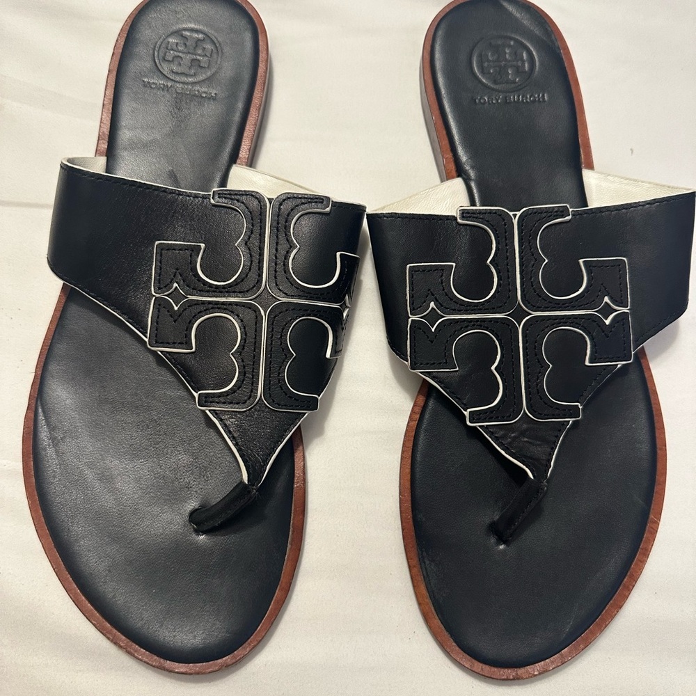 Tory Burch leather thong sandal